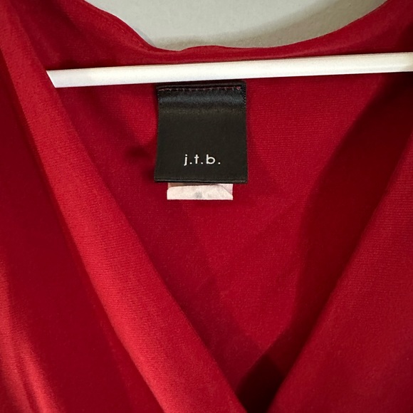 j.t.b Red Blouse - Picture 2 of 3